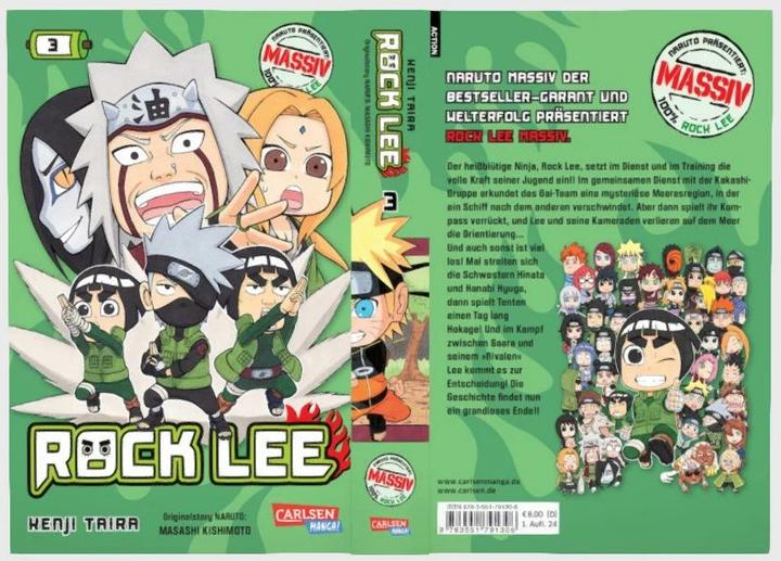 Produktbild Rock Lee Massiv 3 (Deutsch, Masashi Kishimoto, Miyuki Tsuji, Kenji Taira, 2024)