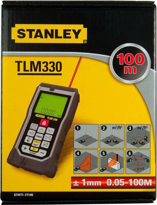 Actual product image Stanley Laser range finder TLM330 (100 m, 635 nm)