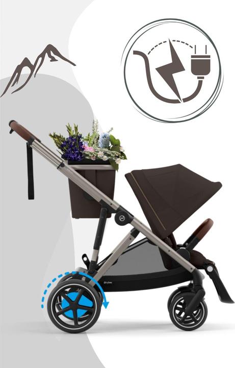 Productafbeelding Cybex e-Gazelle S Kinderwagen mit E-Antrieb
