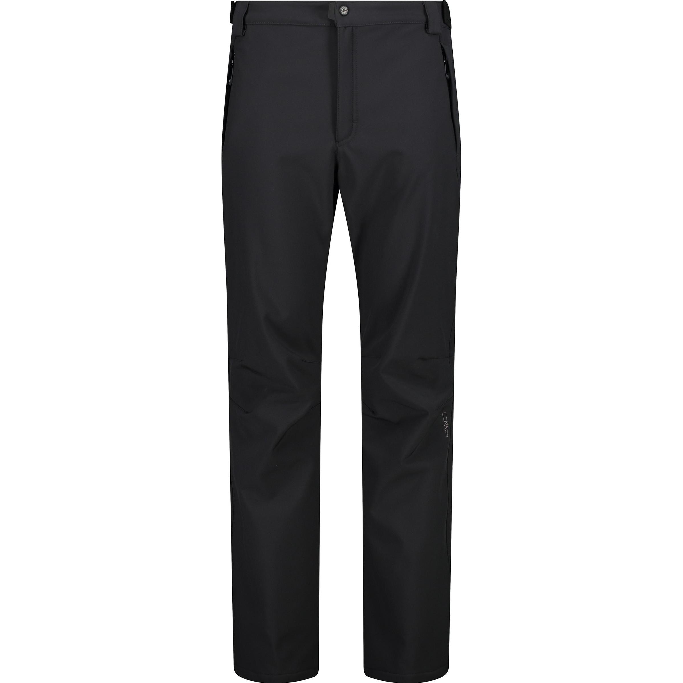 CMP Campagnolo, Herren, Outdoorhose, Softshell Hose (48), Schwarz, 48