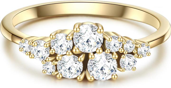 Immagine prodotto Glanzstücke München Donna Argento Sterling Cubic Zirconia Oro Giallo - 28369 (58, 925 Argento)
