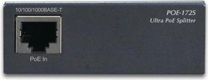 Actual product image Planet POE-172S Black Power Over Ethernet (PoE) Support Network Splitter (2 ports)