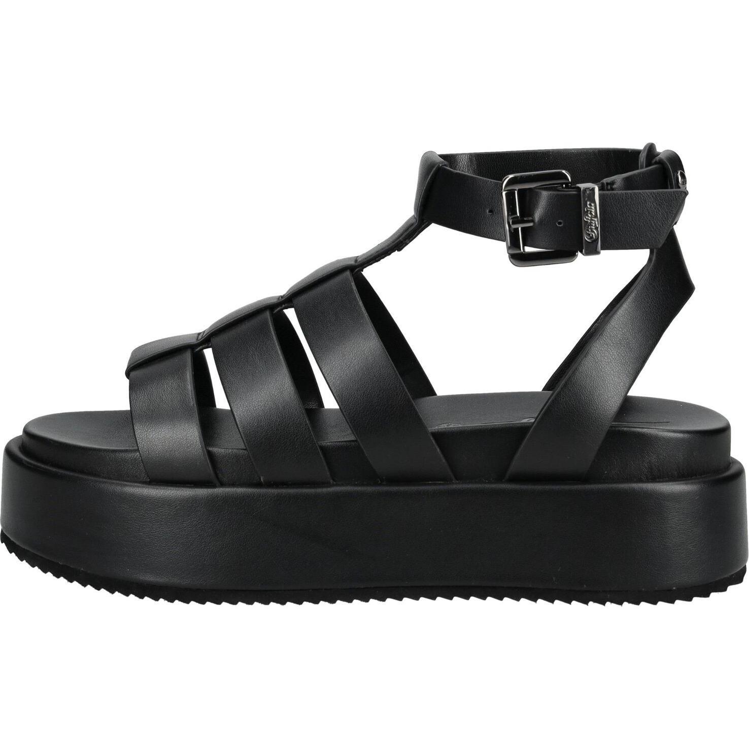 Buffalo, Damen, Sandalen, sandalen für en noa greek, Schwarz, (37)