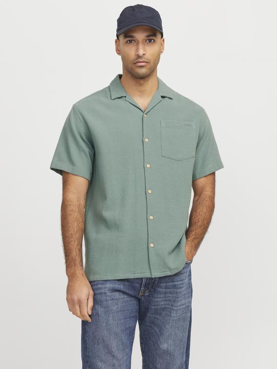 Produktbild Jack & Jones Rddwayne Structure Resort Shirt S/S Sn (S)