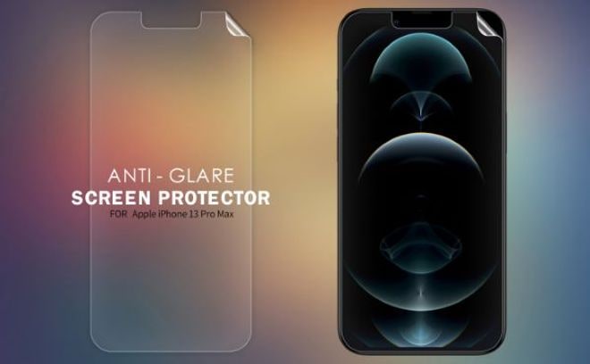 Actual product image Nillkin Matte Series Protective Film (1 Piece, Apple iPhone 13 Pro Max)