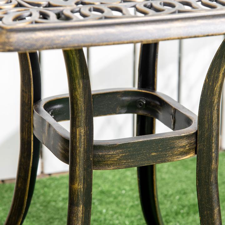 Image du produit Outsunny Table d'appoint avec trou pour parapluie