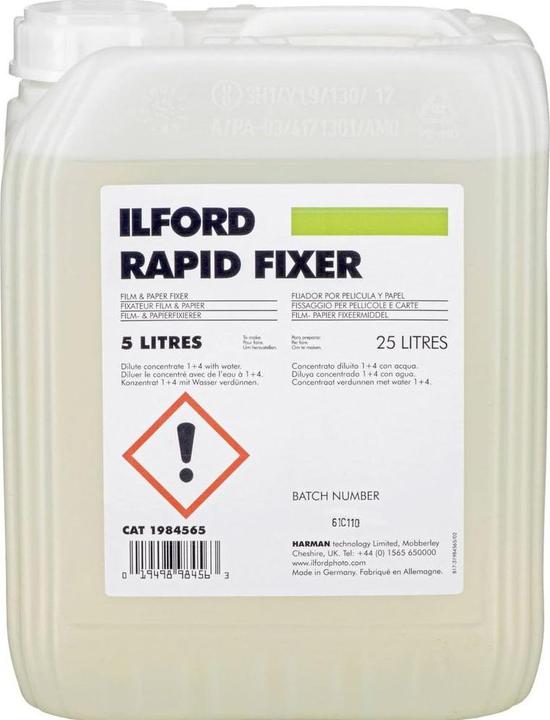 Actual product image Ilford rapid fixer (Fixing bath)