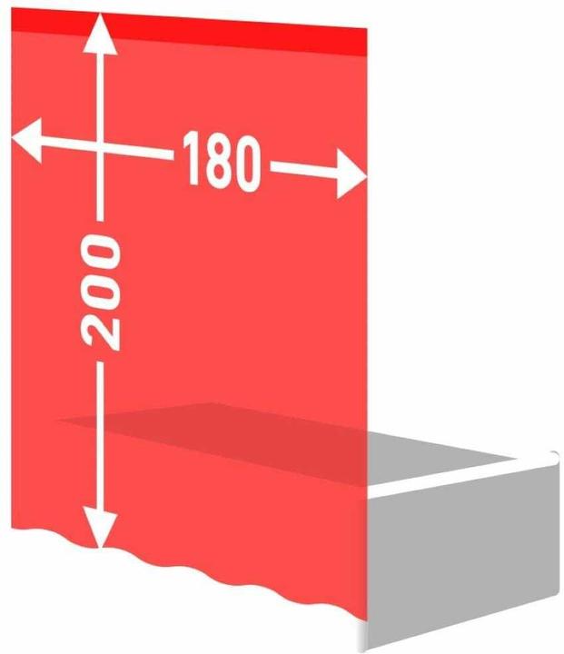 Actual product image Diaqua Shower curtain textile Linea (180 x 200 cm)