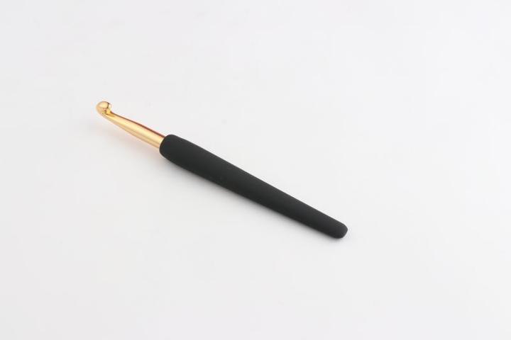Produktbild Knitpro Häkelnadel mit Softgriff gold