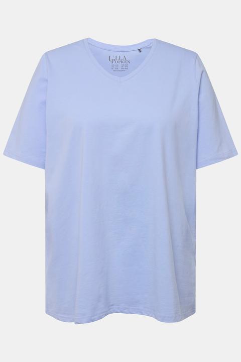 Actual product image Ulla Popken Essential V-Neck Stretch Tee (54)