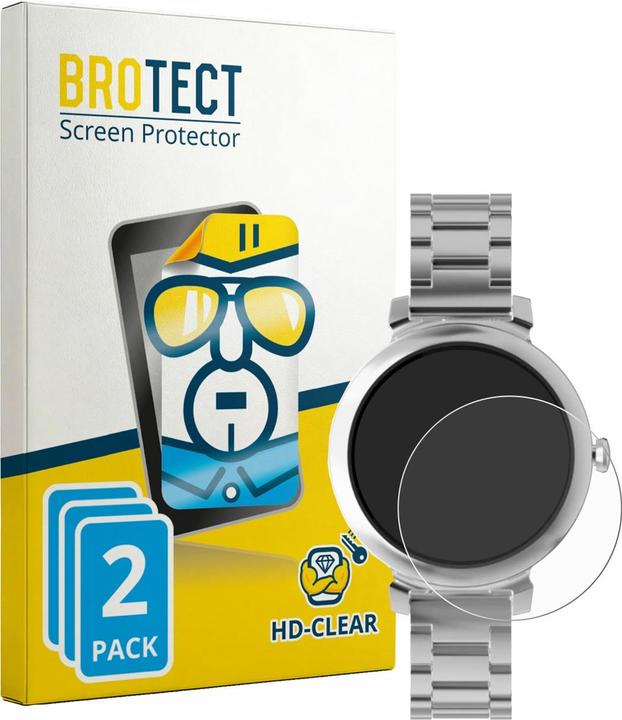Produktbild BROTECT Schutzfolie für ZenWatch Lily 1.1" Displayschutz Displayschutzfolie Folie Klar Transparent