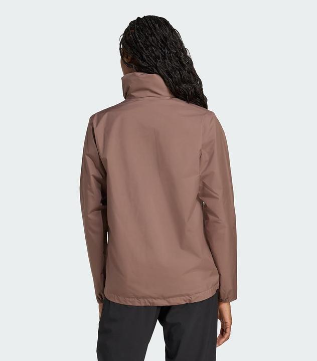 Produktbild Adidas Dames Terrex Multi Essentials 2 Layer Rain Jacket, Earth Strata, L (L)