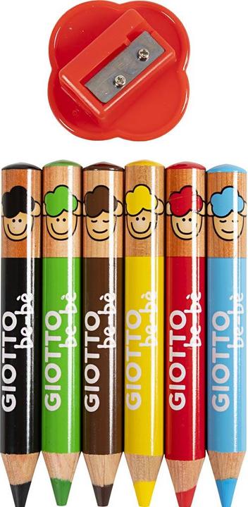 Productafbeelding Giotto Kleurpotloden be-bé Jumbo Veelkleurig (6x)