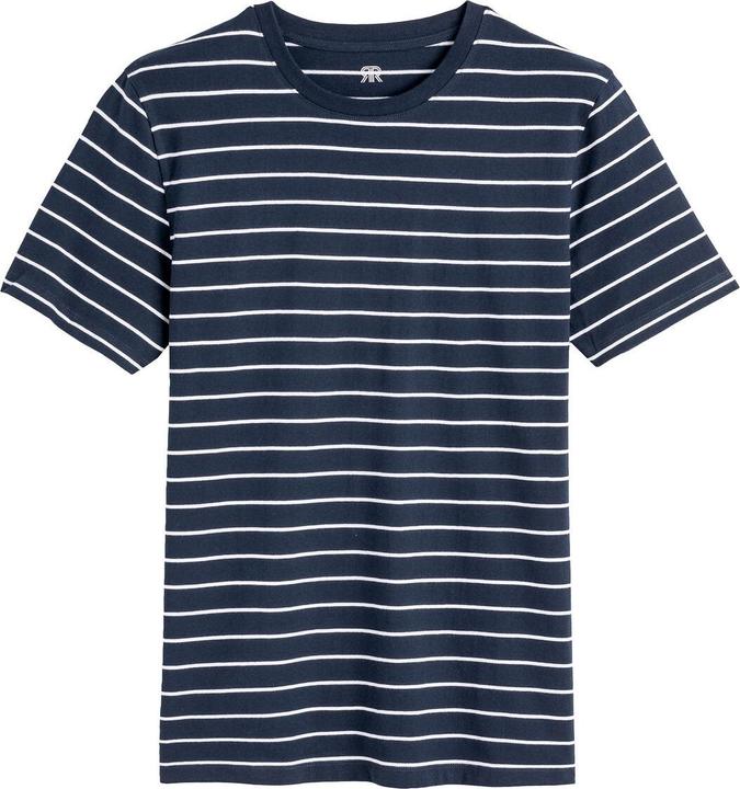 Produktbild La Redoute Collections Gestreiftes T-Shirt mit rundem Ausschnitt (S)