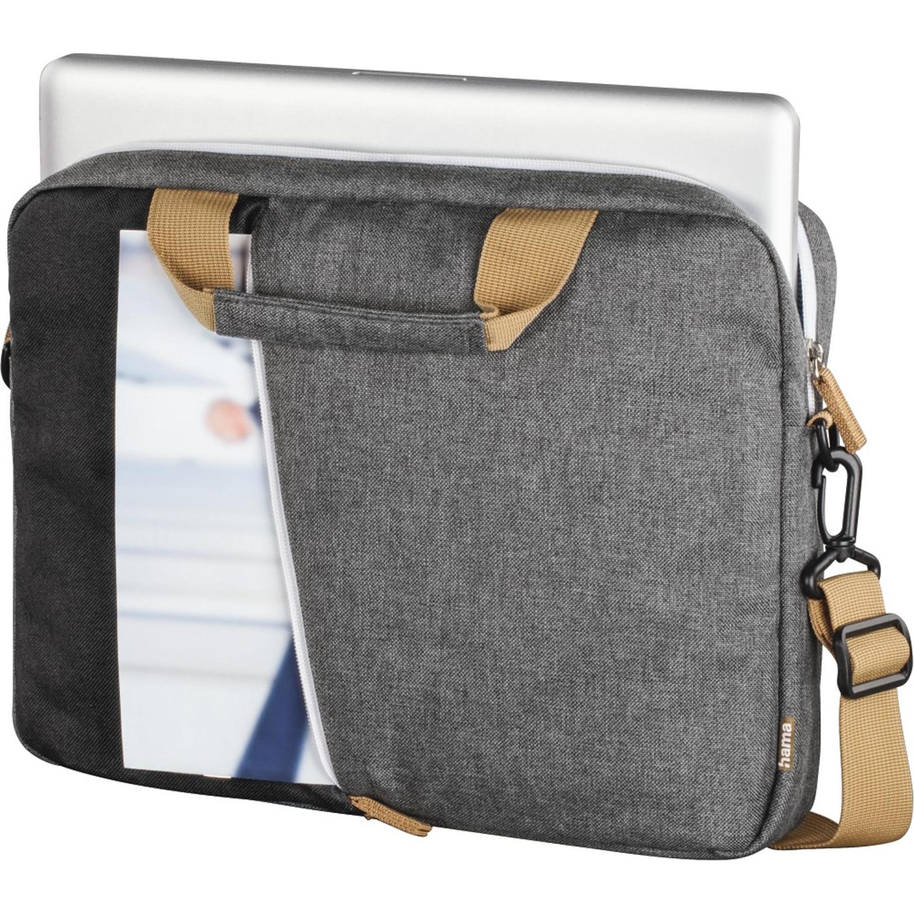 Thumbnail - Hama Florenz", bis 34 cm (13,3 (13.30", Universal), Notebooktasche, Grau, Schwarz