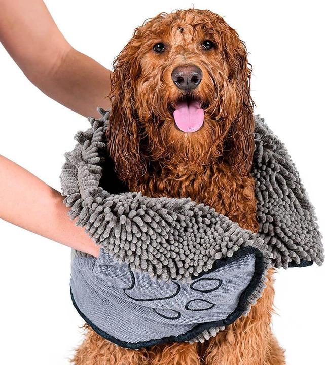 Produktbild Dog Gone Smart DGS Dirty Dog Shammy Grau 33x78cm (Katze, Hund)