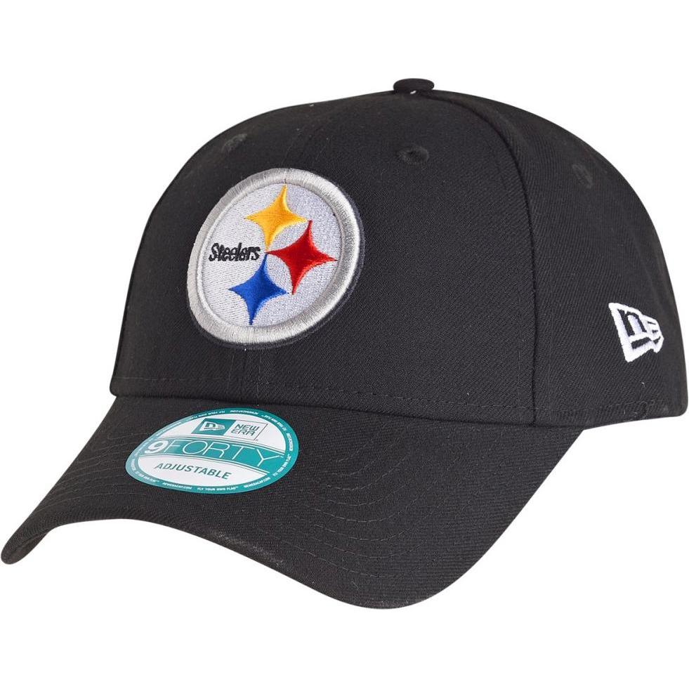 New Era, Herren, Cap, Pittsburgh Steelers, Schwarz, (One Size)