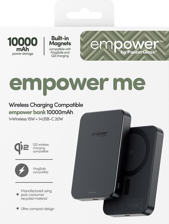 Immagine prodotto PanzerGlass empower Bank (10000 mAh, 20 W, 37 Wh)
