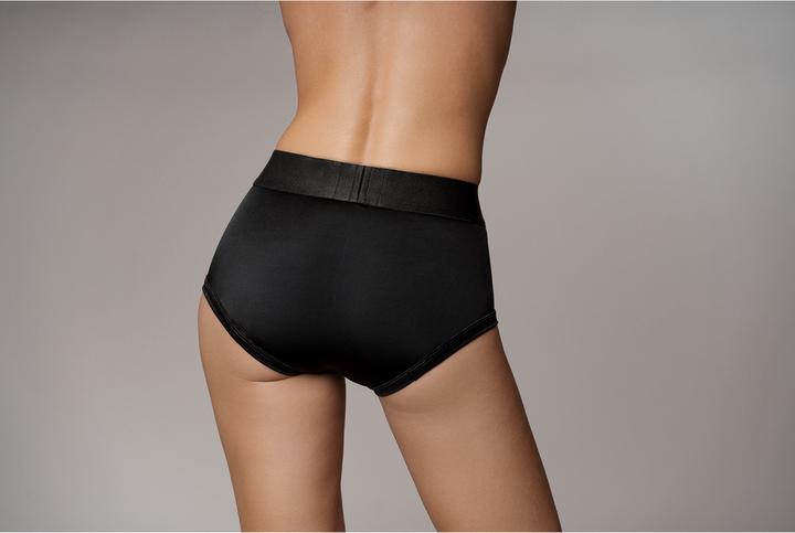 Actual product image Ouch! Vibrating Strap-on Brief - XS/S