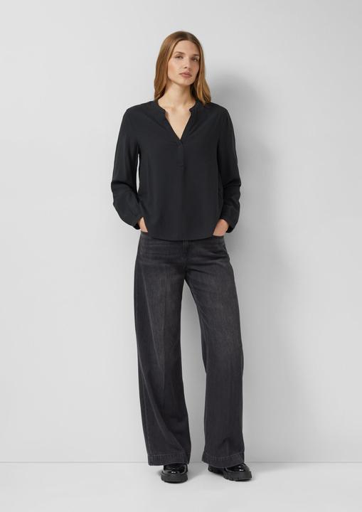 Immagine prodotto s.Oliver Bluse Tunikabluse mit Ärmelraffung und V-Ausschnitt (48)