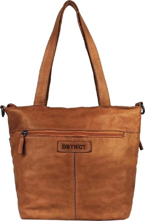 DSTRCT LAGE MUCTION BAG / CROSSBODY BAG Damen - Leder - Harrington Road - Cognac
