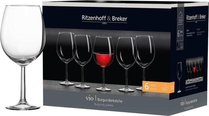 Produktbild Ritzenhoff & Breker Burgunderglas 'Vio' 6er Set (57 cl, 6 Gläser, Rotweingläser)