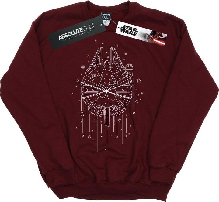 Produktbild Star Wars Millennium Falcon Christmas Tree Delivery Sweatshirt Jungen (152, 158)