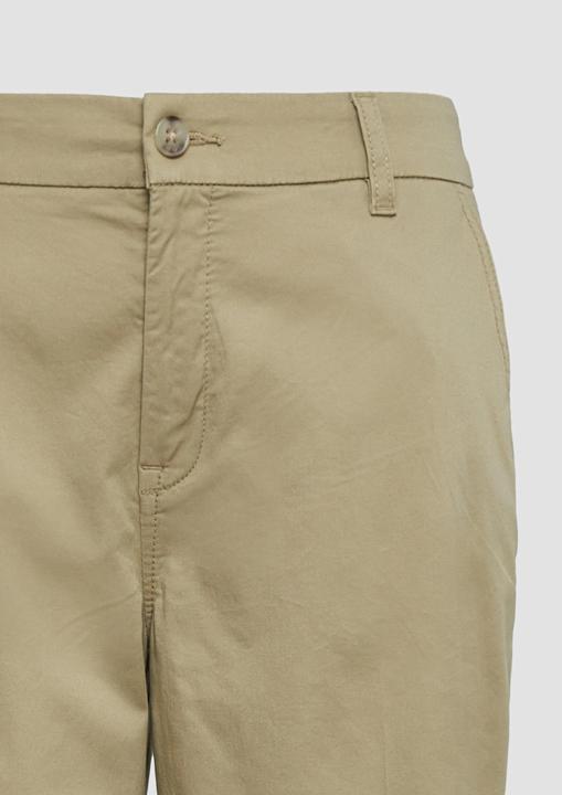 Actual product image S.Oliver Hose High-Rise-Culotte aus Baumwollstretch mit Bügelfalten (40)