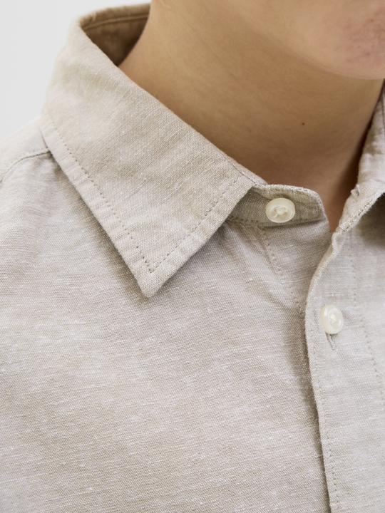 Actual product image Jack & Jones Jjebreeze Linen Blend Shirt Ls Sn Jnr (128)