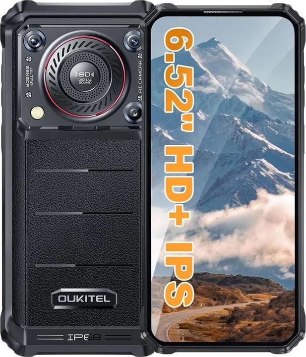 Image du produit Oukitel WP36 (128 Go, Noir, 6.52", Double SIM, 4G)