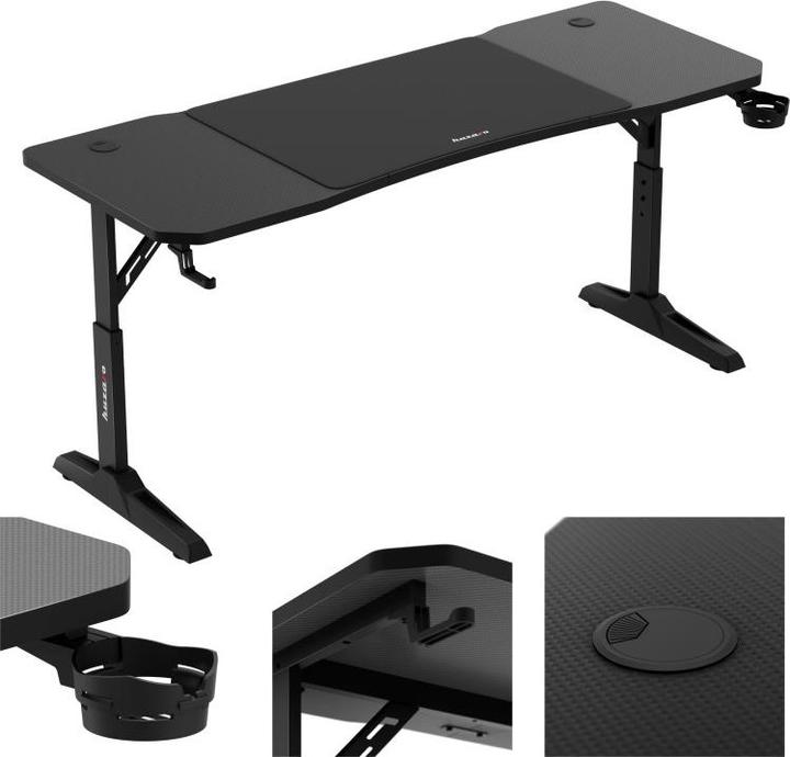 Actual product image Huzaro Biurko gamingowe Hero 4.6 Black