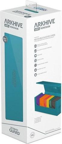 Produktbild Ultimate Guard Kartenbox XenoSkin Arkhive Monocolor 400+ Petrolblau
