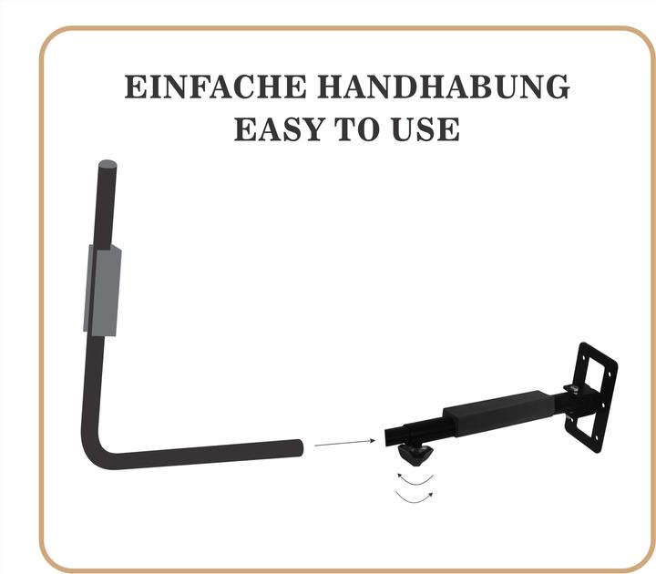 Immagine prodotto Lanco Staffa da parete pieghevole per box da tetto