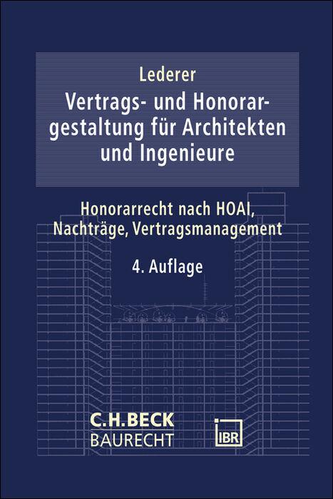 Produktbild HOAI - Honorarmanagement bei Architekten- und Ingenieurverträgen (Deutsch, 2025)