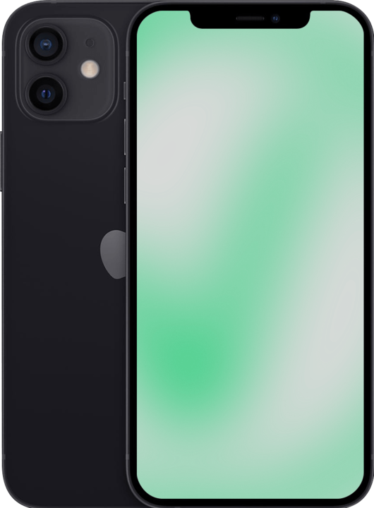 Produktbild Revendo iPhone 12 (128 GB, Black, 6.10", 12 Mpx, SIM + eSIM, D / Akzeptabel)