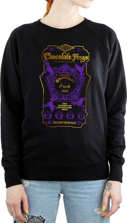 Actual product image Womens/Ladies Chocolate Frogs Coloured Label Sweatshirt (L)