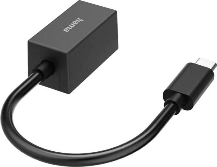 Immagine prodotto Hama Netzwerk-Adapter, USB-C-Stecker - LAN/Ethernet-Buchse, 2,5 Gigabit Ethernet (USB 3.0, USB-C)