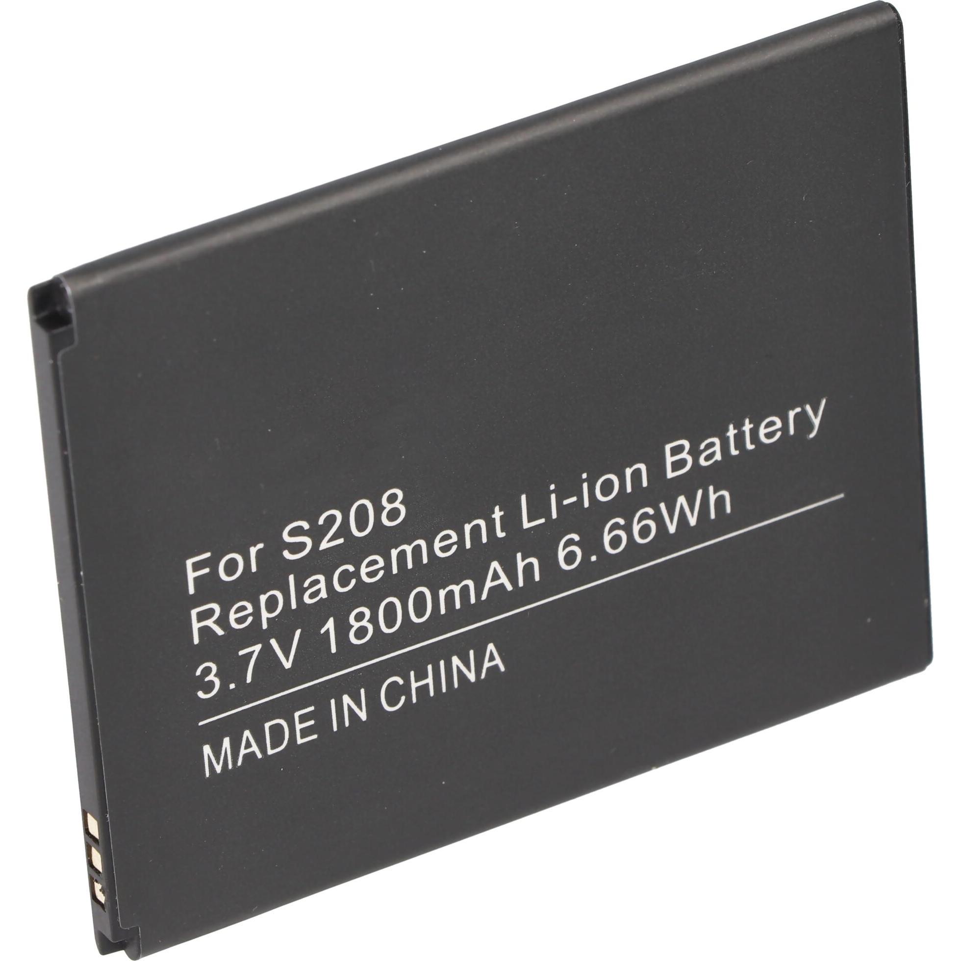 XCell Li-Ion Akku passend für Cubot S208, JLY15050100001 Alta Calidad B10, 1800mAh 3.7V für Smartphone, Smartphone Akku