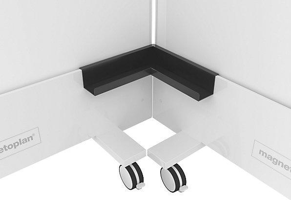 Actual product image Magnetoplan MAGNETOP. Corner tray Infinity Wall 114665013 cobalt blue 42x42x8.5cm