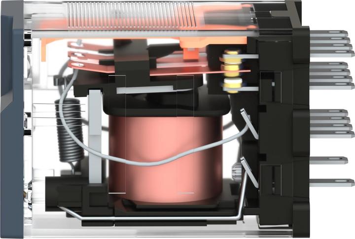 Produktbild Schneider Electric Plug-in relay 250 V, 6 A, rxm + LED