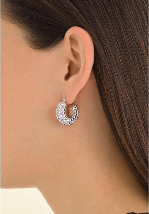 Produktbild Rosefield Bubble Hoops Silver Ohrringe (Edelstahl, Rhodium plated stainless steel 316L)