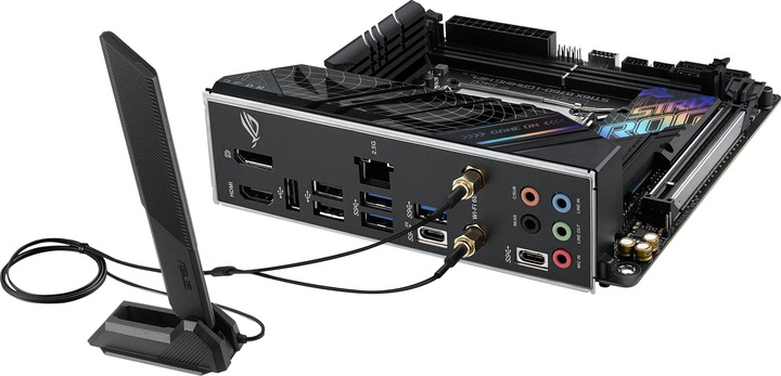 Productafbeelding ASUS ROG STRIX B760-I GAMING WIFI (LGA 1700, Intel B760, Mini-ITX)