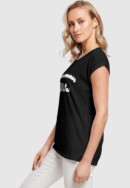 Produktbild Merchcode Ladies Summer Vibes Extended Shoulder Tee - 112619 (XL)