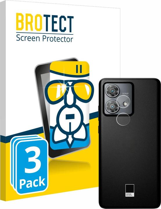 Immagine prodotto BROTECT Pellicola di vetro antiproiettile AirGlass (3 pz., Motorola Edge 40 Neo)