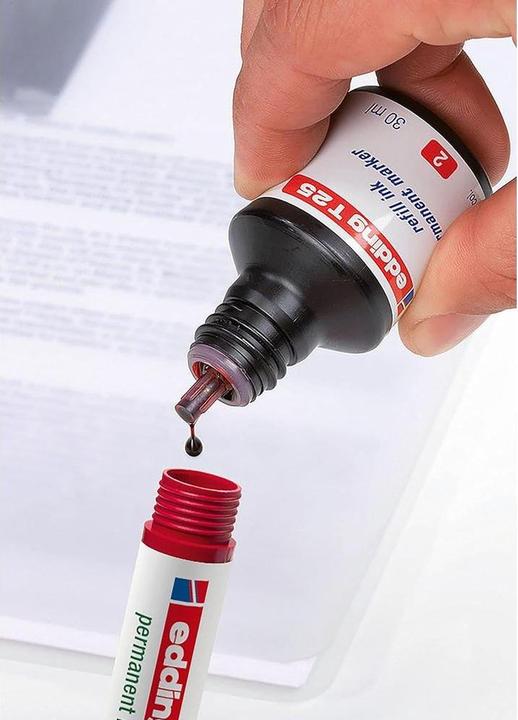 Immagine prodotto Edding Ricarica di inchiostro T25 (Rosso, 1 pz.)