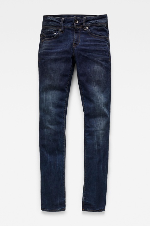 Actual product image G-Star Midge Saddle Mid Straight Jeans Neutro dk aged (W28/L30)