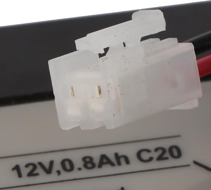 Actual product image Yuasa Akku Y0.8-12, mit JST-Stecker (12 V, 800 mAh)