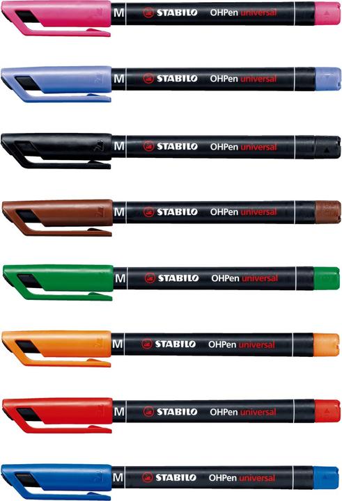 Actual product image STABILO OHPen universal foil pen permanent (Red, 1 mm, 1 x)