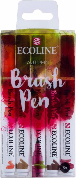 Image du produit Talens Set de stylos pinceaux Ecoline (Multicolore, 5 x)