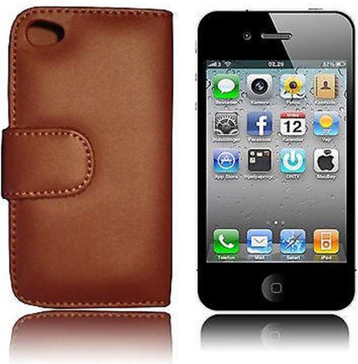 Produktbild Cadorabo Schutzhülle für Apple iPhone 4 / iPhone 4S aus glattem Kunstleder (Apple iPhone 4s, Apple iPhone 4)